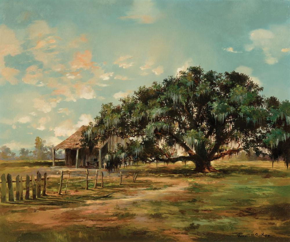 Appraisal: Robert Malcolm Rucker American Louisiana - Poor Man's Plantation oil