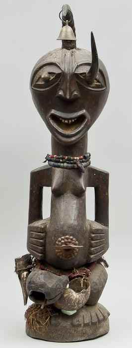 Appraisal: A Boyo standing figure DRC second half th century with