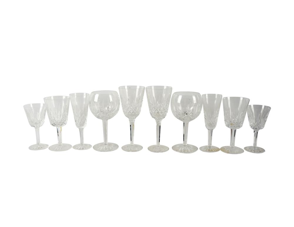 Appraisal: WATERFORD LISMORE CRYSTAL STEMWARE SERVICEmarked comprising flutes high flutes high