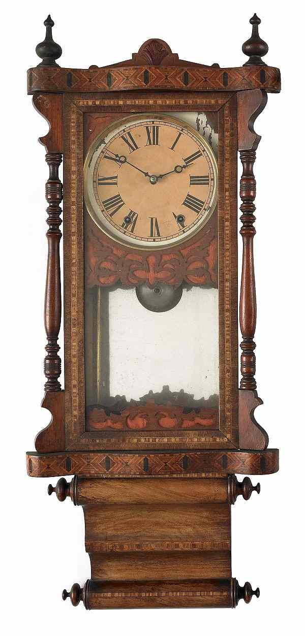 Appraisal: Jerome and Co Anglo-American wall clock ca h