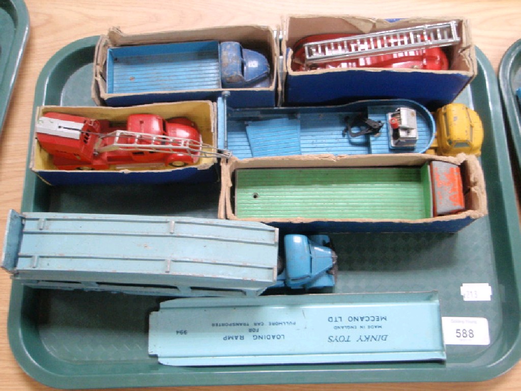 Appraisal: Six various Dinky commercial vehicles