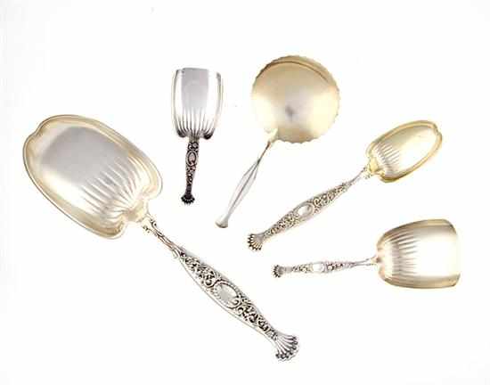 Appraisal: Whiting Hyperion pattern sterling flatware and serving pieces New York