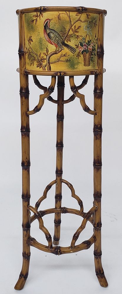 Appraisal: Castilian Imports Inc Bamboo Plant Stand Castilian Imports Inc Bamboo