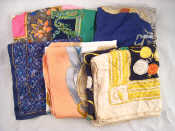 Appraisal: A Liberty and five other silk scarves