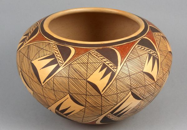 Appraisal: Navajo Indian pot h x diam signed 'Priscilla Nansinga' good