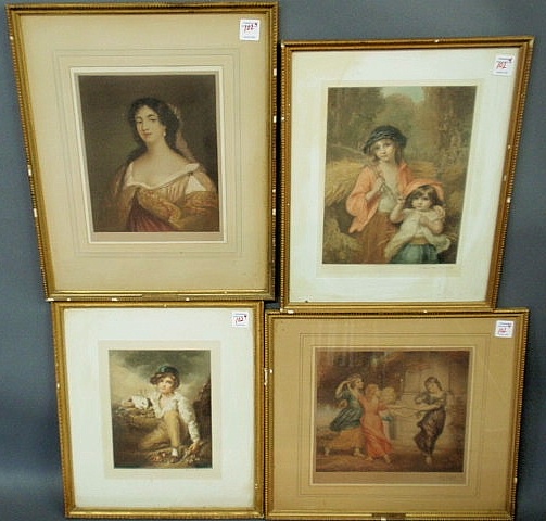 Appraisal: Four framed British prints