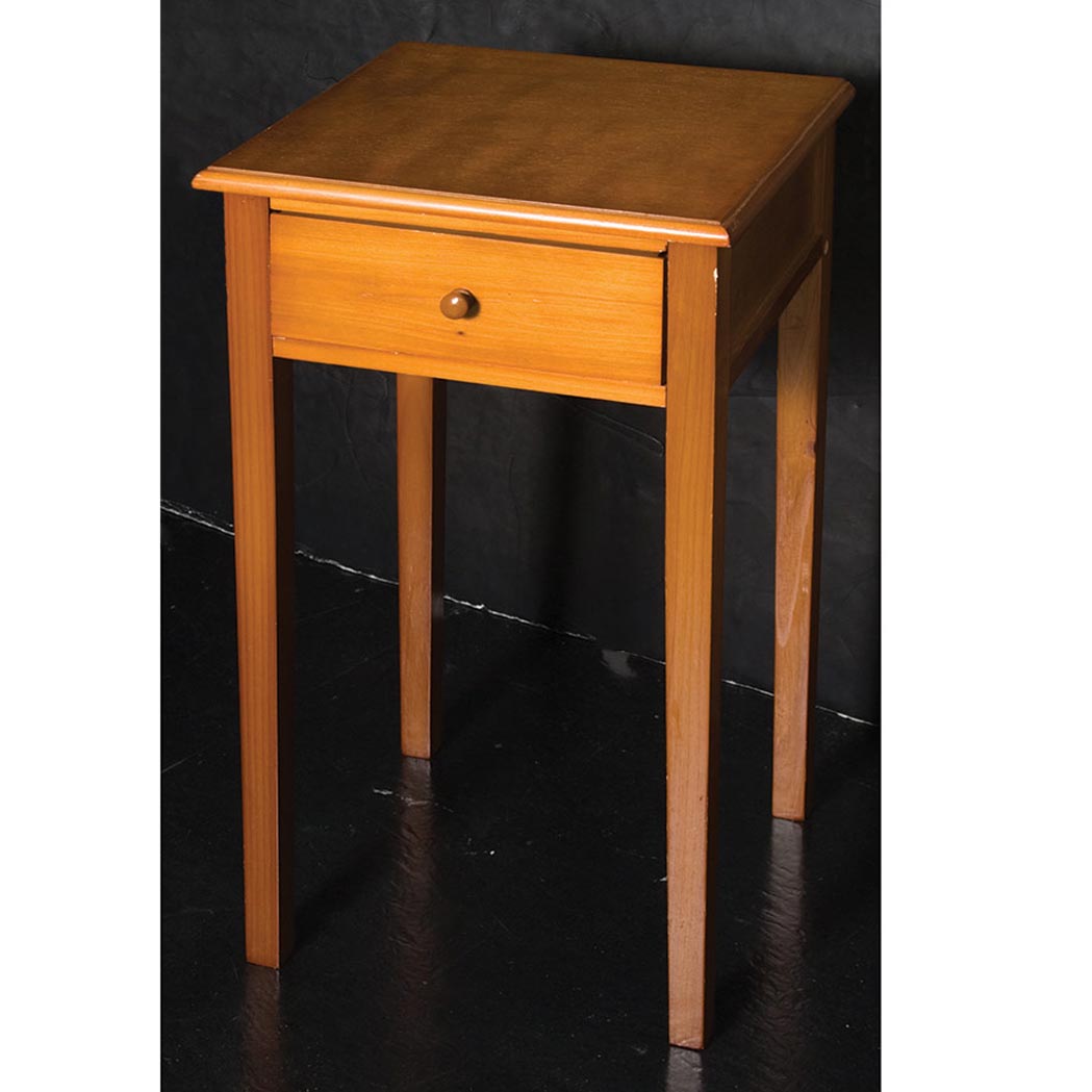 Appraisal: Group of Four Side Tables Height of largest inches width