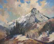 Appraisal: Florence Ellen Ware American - Majesty of the Mountains Oil