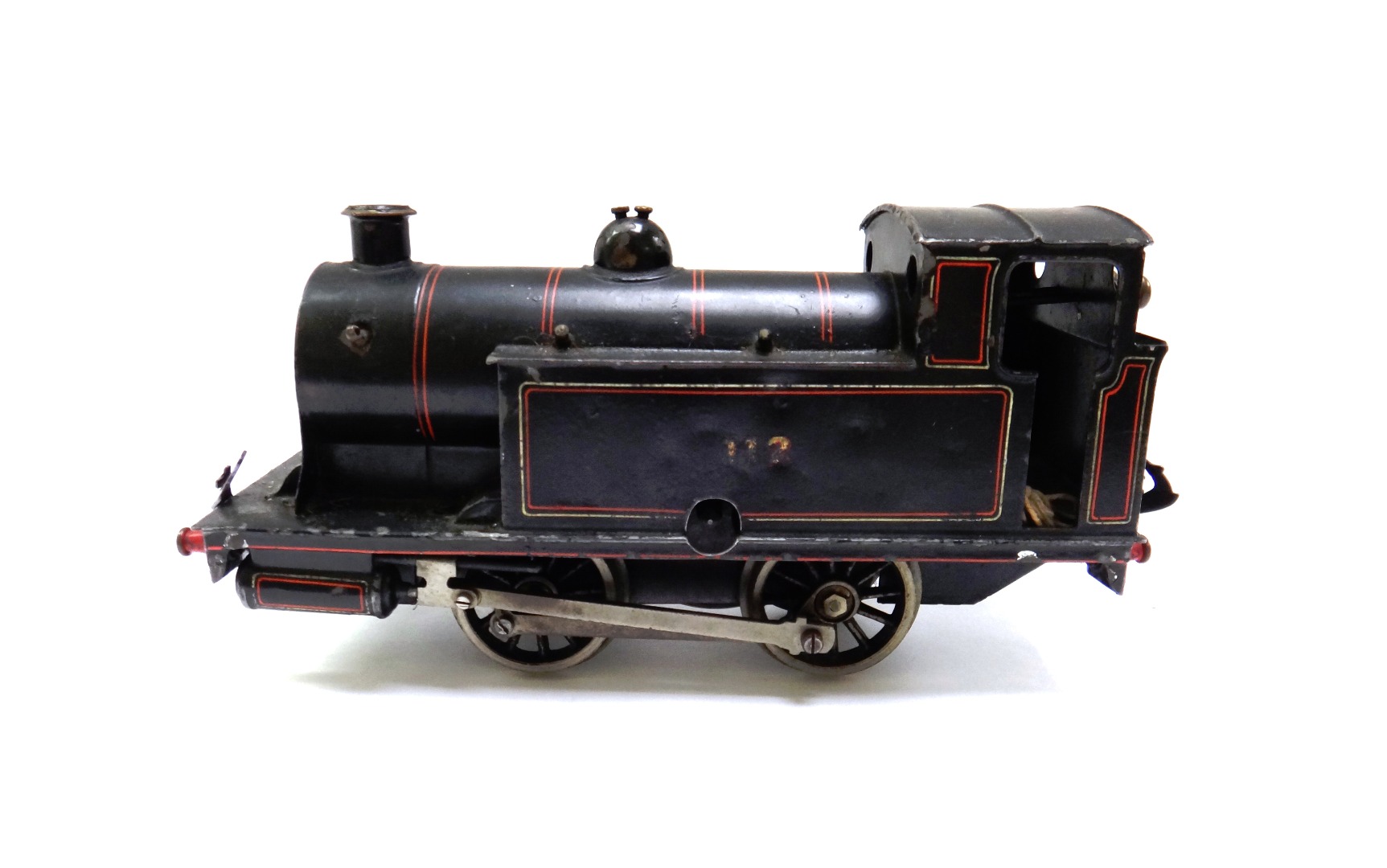 Appraisal: Railway interest a Hornby O gauge clockwork locomotive pre-war -