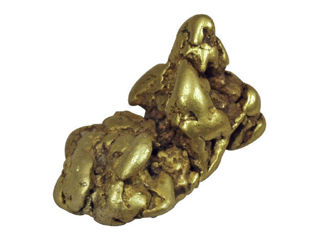 Appraisal: Natural gold nugget specimen large size approximately oz obtained from