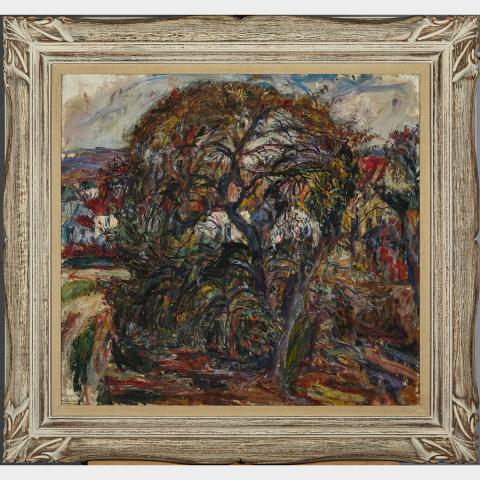 Appraisal: Abraham Manievich - LANDSCAPE Oil on canvas signed and dated