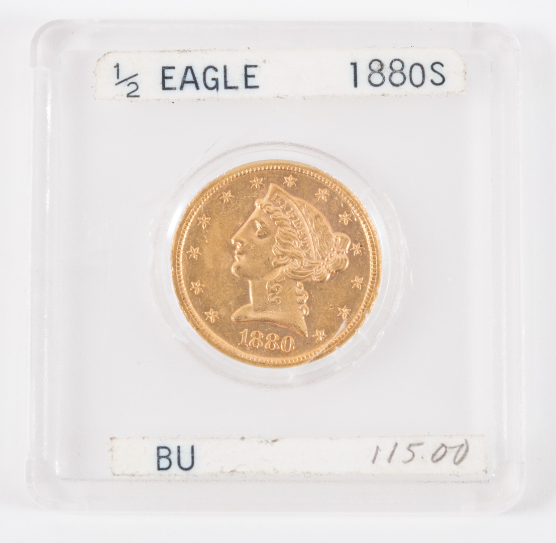 Appraisal: USA Gold Half Eagle s An s coronet Gold Half