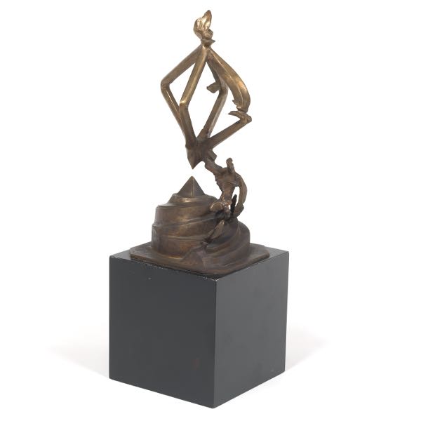 Appraisal: RICHARD HUNT AMERICAN B x x overall Enlightenment award Bronze