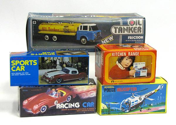 Appraisal: Boxed Toy Grouping An assortment of foreign boxed toys from