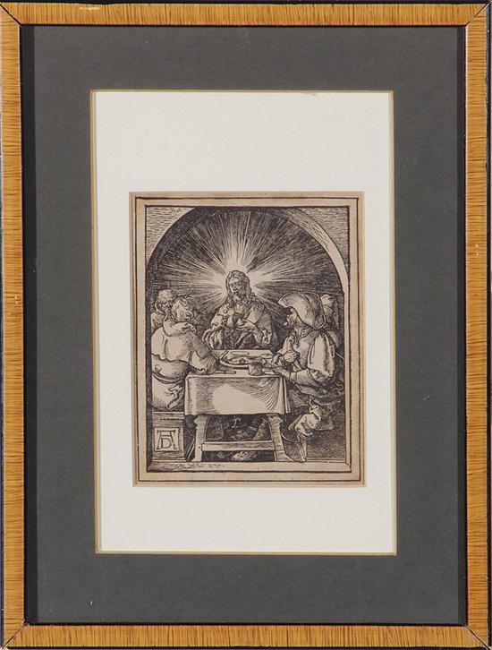 Appraisal: Albrecht Durer after Nuremberg - CHRIST APPEARS TO THE DISCIPLES