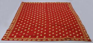 Appraisal: Crewel-work area rug crafted in India of wool on cotton