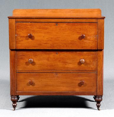 Appraisal: Southern cherry butler's desk cherry with poplar and other mixed