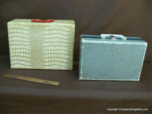 Appraisal: Pair of Vintage Kid's Child's Suitcases - cute and just