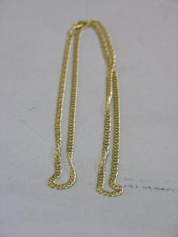 Appraisal: A ct gold link chain grams