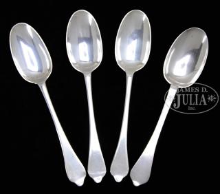 Appraisal: FOUR QUEEN ANNE AND WILLIAM III ENGLISH STERLING SILVER SPOONS