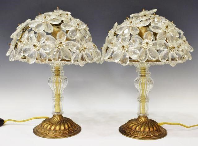 Appraisal: lot of French table boudoir lamps in the manner of