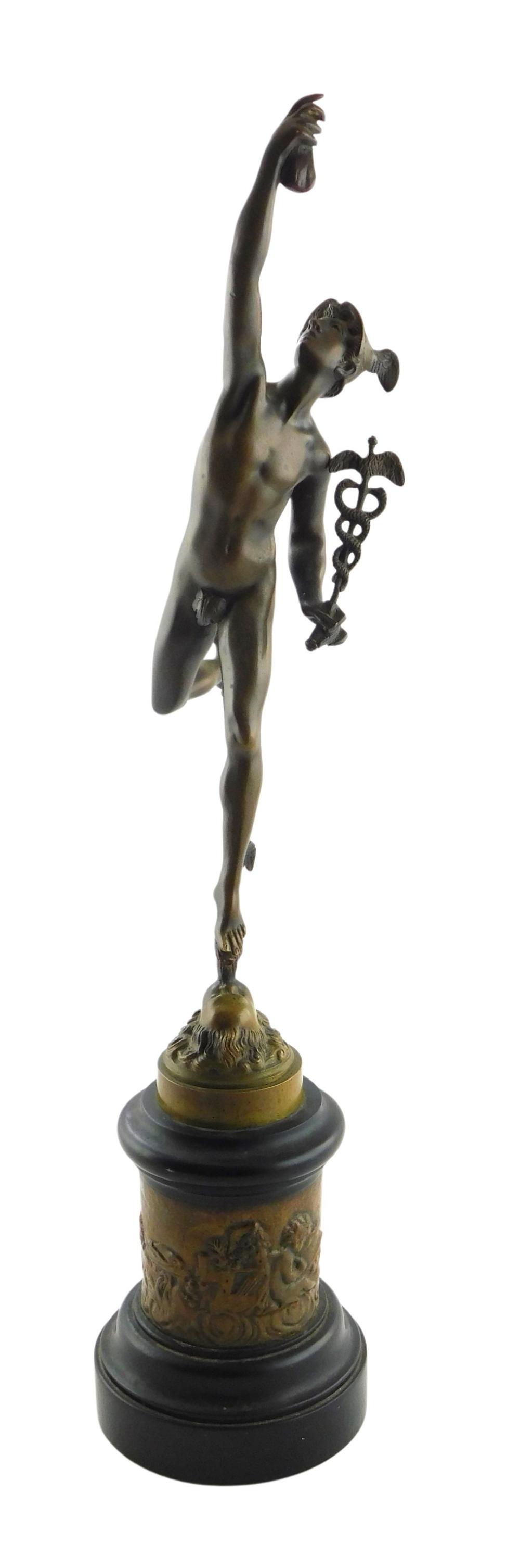 Appraisal: SCULPTURE After Jean de Bologne French Belgian Italian - Mercury