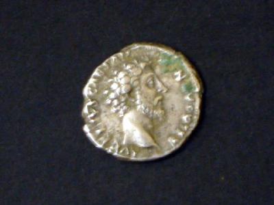 Appraisal: A MARCUS AURELIUS DENARIUS with Spes on reverse