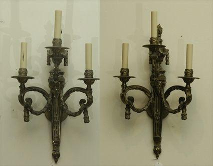 Appraisal: Group of Four Louis XVI-Style Wall Lights