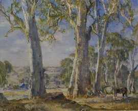 Appraisal: Hans Heysen - Roadside Spell watercolour signed and dated 'HANS