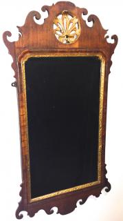 Appraisal: Chippendale mahogany mirror descending in the Nathaniel Silsbee family of