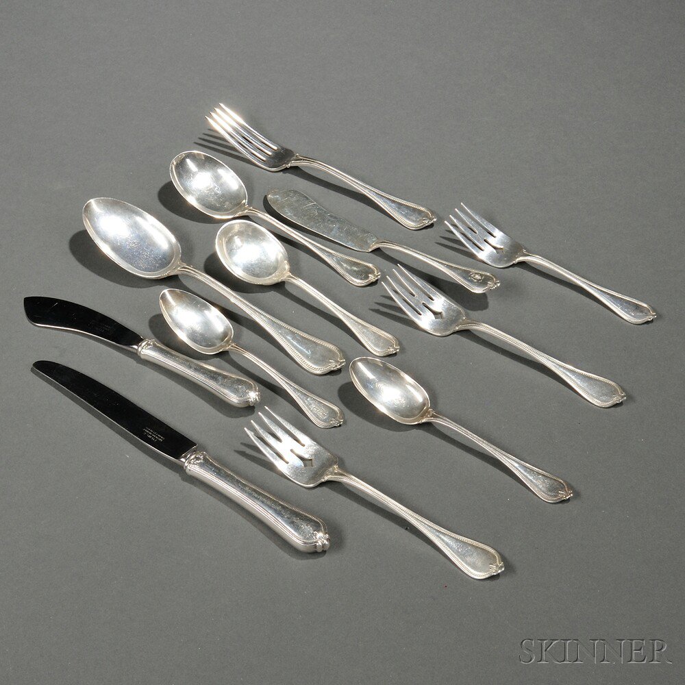 Appraisal: Assembled Towle Old Newbury Sterling Silver Flatware Service Newburyport Massachusetts