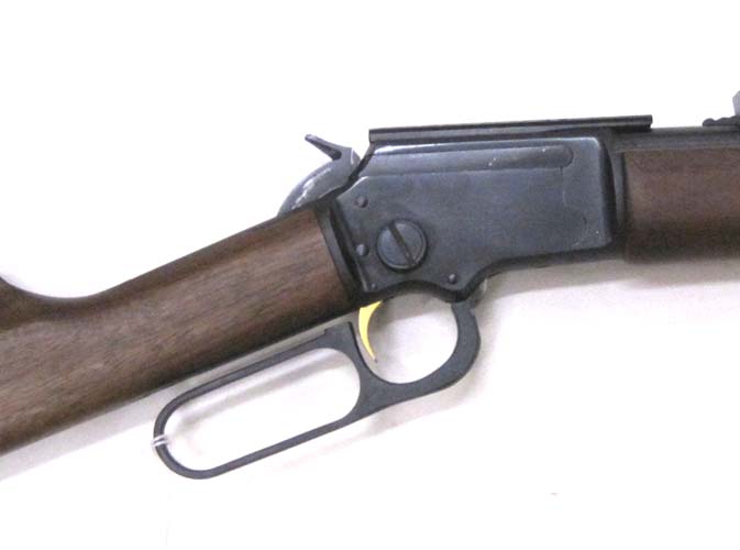 Appraisal: MARLIN MODEL -A GOLDEN MOUNTIE LEVER ACTION RIFLE s l