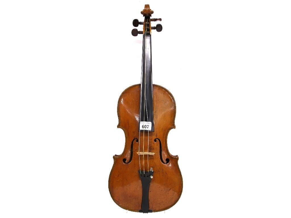 Appraisal: Violin labelled Tho Perry W M Wilkinson no Dublin no