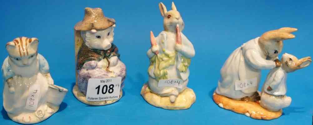 Appraisal: Royal Albert Beatrix Potter figures Ribby and the Patty Pan