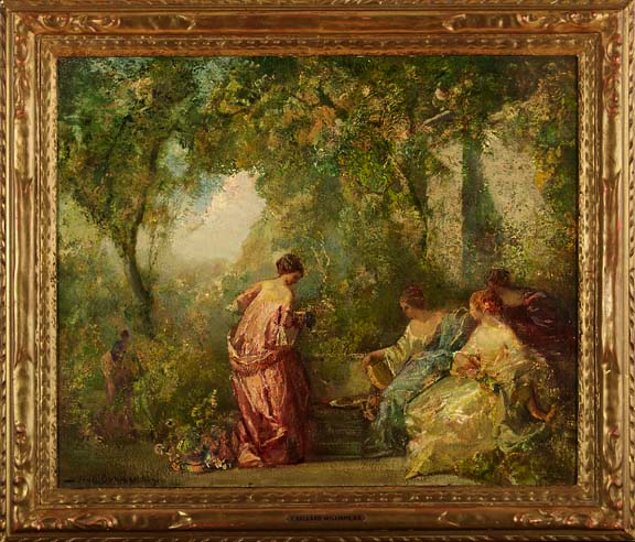 Appraisal: Frederick Ballard Williams American New York - Elegantly Dressed Ladies