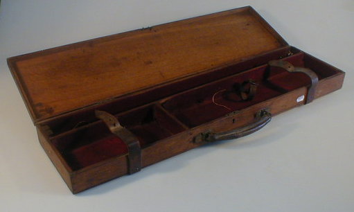 Appraisal: An oak gun case