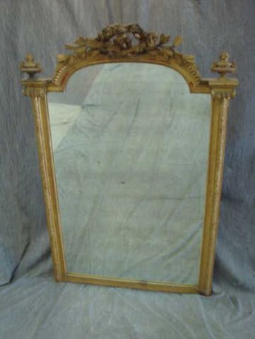 Appraisal: th Cent giltwood mirror Property from New York NY Dimensions