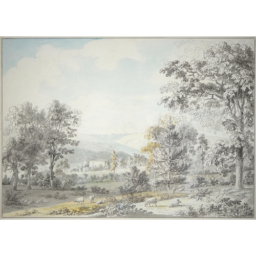 Appraisal: Anthony Devis - - Landscape with a Mansion dated pen