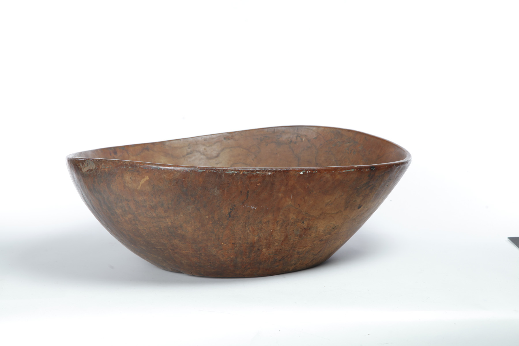 Appraisal: BURL BOWL Found in Shelby County Ohio th century Large