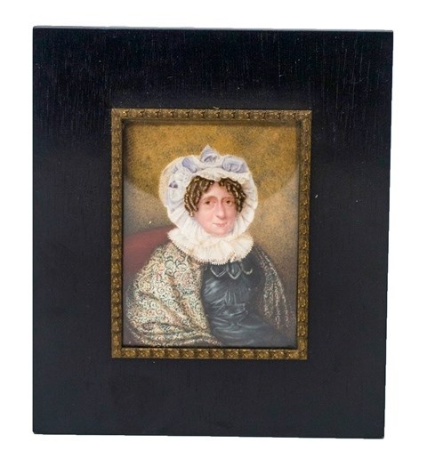 Appraisal: Mid- th Century British School Portrait miniature of a lady