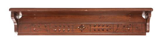 Appraisal: Sale Lot A Victorian Mahogany Wall Bracket having a rectangular