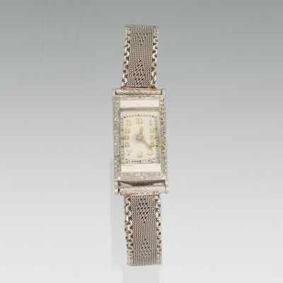 Appraisal: A Ladies' Art Deco Concord k Gold Wrist Watch k