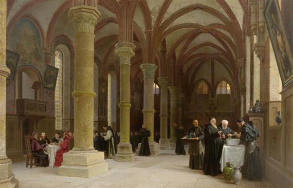 Appraisal: RIEFSTAHL WILHELM LUDWIG FRIEDRICH Neustrelitz - Munich The summer refectory