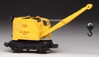 Appraisal: LIONEL O GAUGE BURRO CRANE Yellow boom and cab have