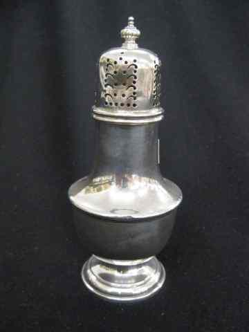 Appraisal: Birks Sterling Silver Muffineer or SugarShaker '' some dents dings