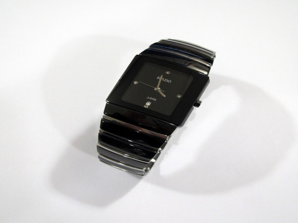 Appraisal: A gents Rado Jubile ceramic and titanium wrist watch with