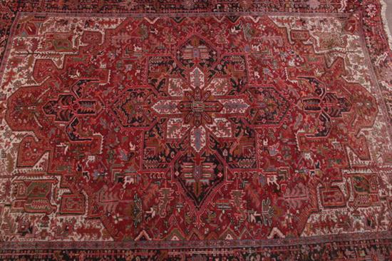 Appraisal: HERIZ RUG - ft in x ft Large patch at