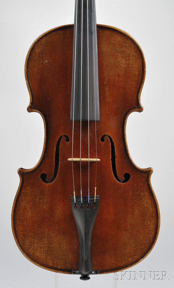 Appraisal: Child's Modern Violin labeled JAY HAIDE length of back mm