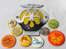 Appraisal: A 's AA badge together with a collection of 's