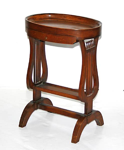 Appraisal: A Neoclassical style side table partially composed of antique elements